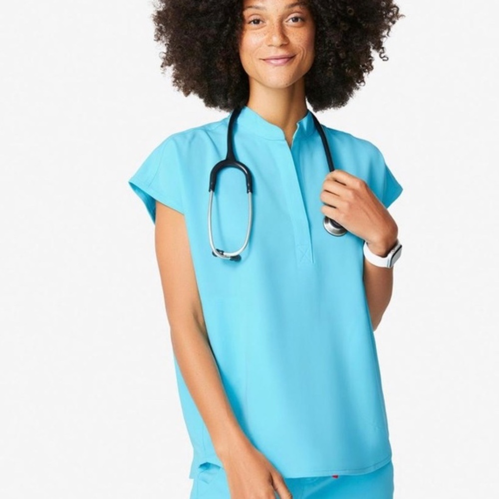 Figs - Neon Blue - Zamora™ & Rafaela™ Scrub Set
